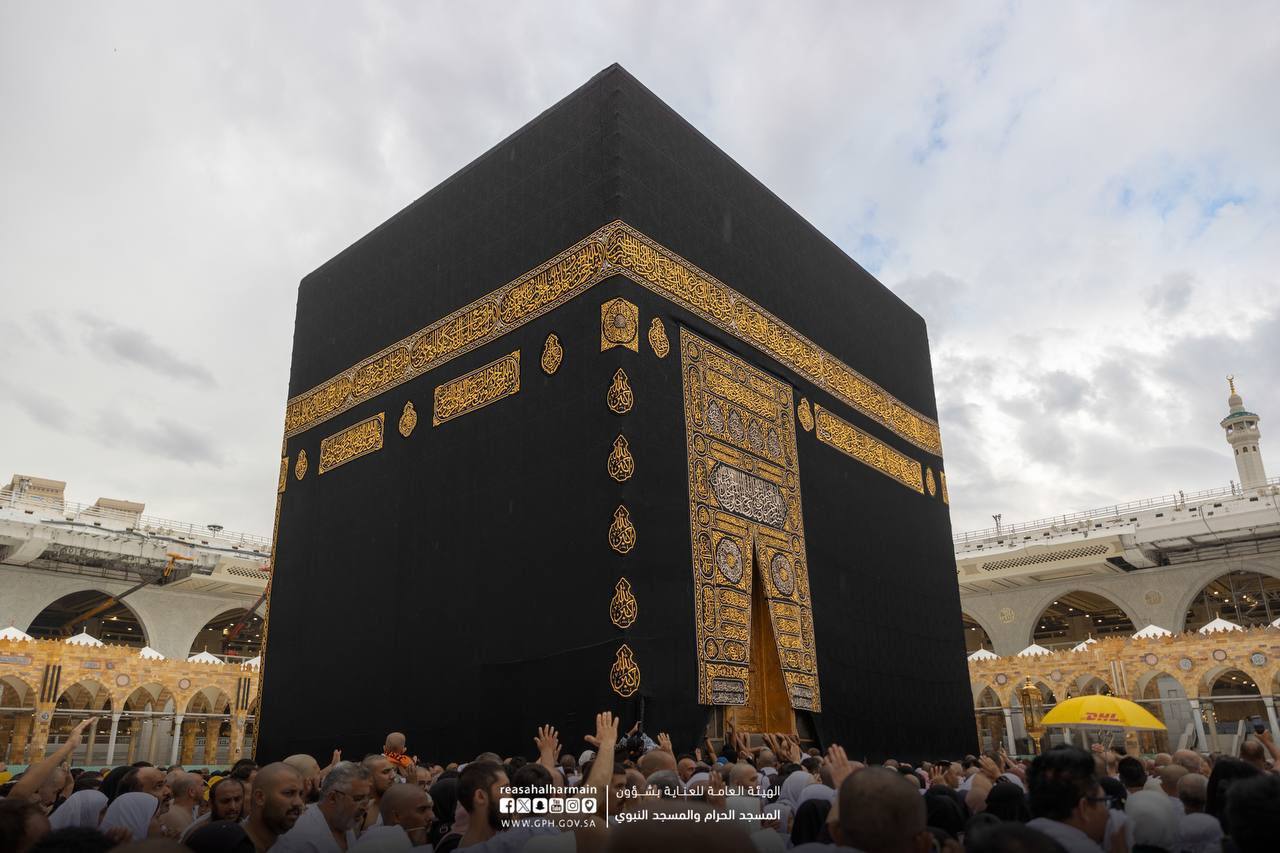 باب الكعبة المشرفة من الخارج